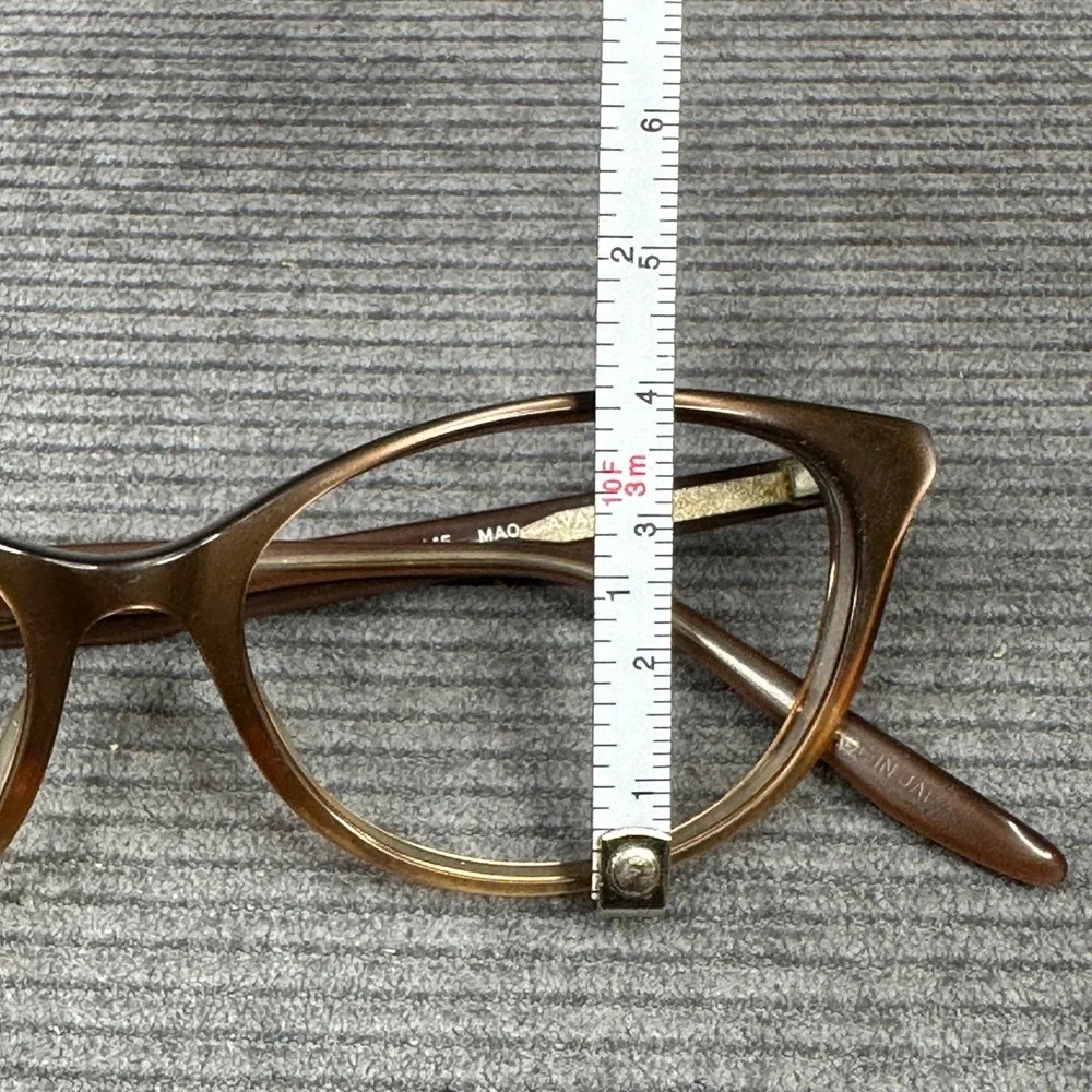 Barton Perreira Ava Brown Gradient Cat Eye Y2K Eyeglasses Frames 50-16-145 MAQ